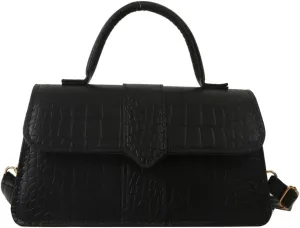 Womens Retro Shoulder Crossbody Bag PU Leather Purse Small Totes Handbag Casual Satchel with Crocodile Pattern
