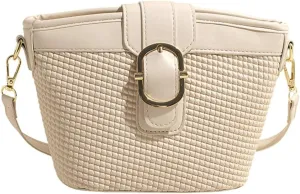 Womens Shoulder Crossbody Bag PU Leather Bucket Purse Small Totes Designer Handbag Cute Satchel Clutch 2024