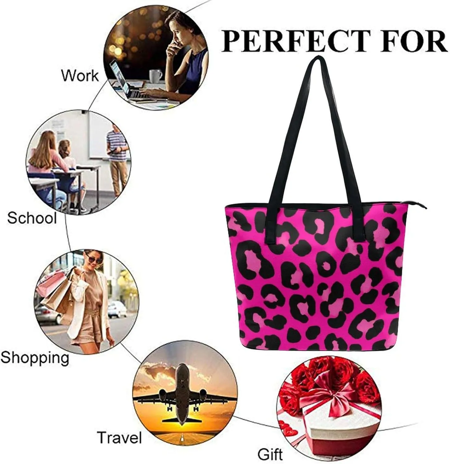 Women's Versatile Bucket Bag Soft PU Leather Trendy Shoulder Purse