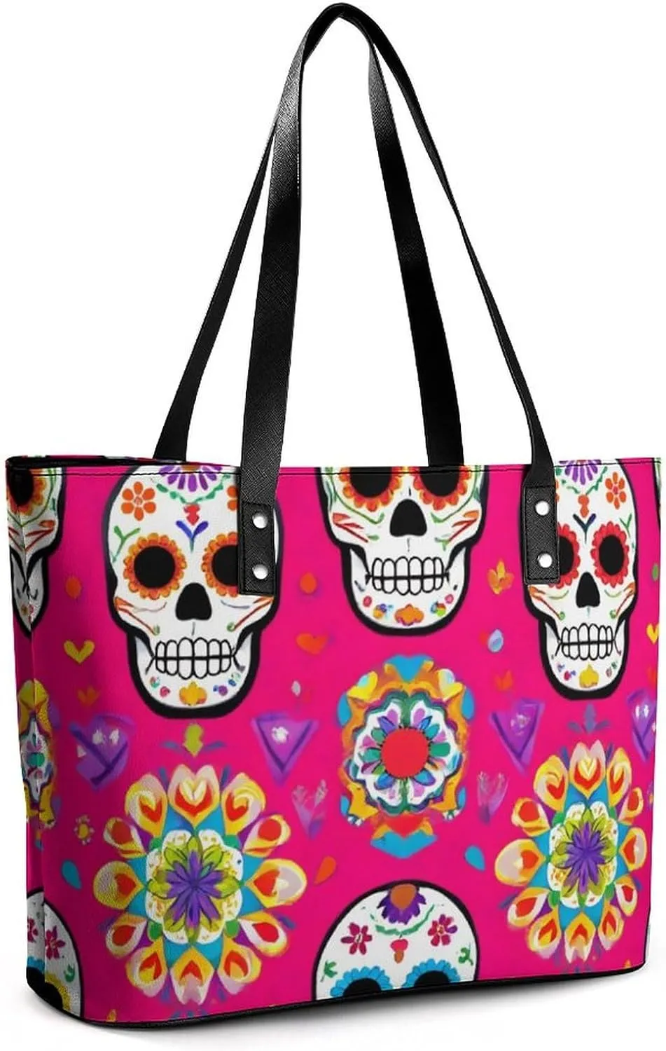 Women's Versatile Bucket Bag Soft PU Leather Trendy Shoulder Purse