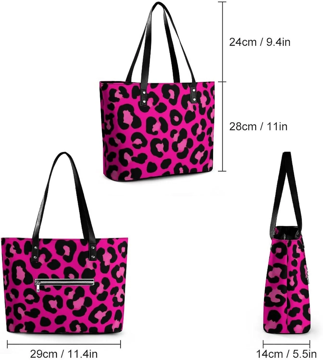 Women's Versatile Bucket Bag Soft PU Leather Trendy Shoulder Purse