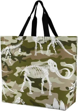 Wow-cool Women's Tote Bag Built-In Pockets Single Shoulder Tote Bag Interior Spacious Travel Shopping Bag