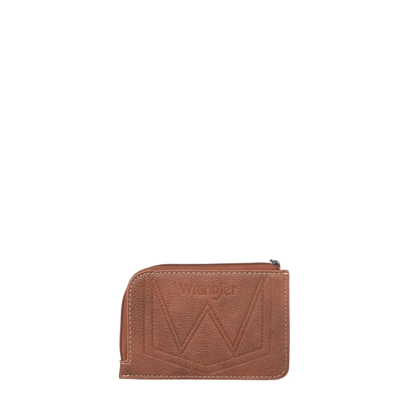 Wrangler Coffee Southwestern Art Print Mini Zip Card Case