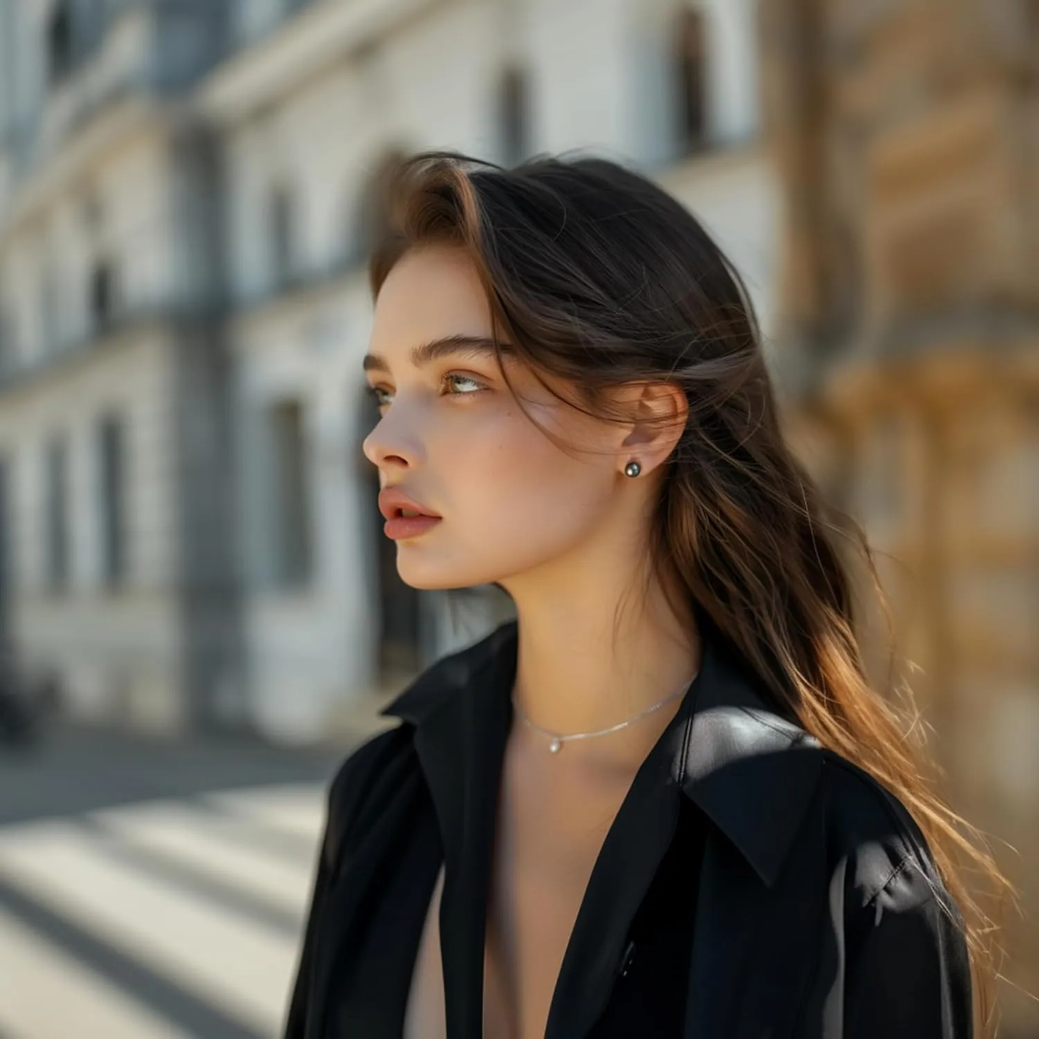 YAMI Pearl Earrings for Women, 925 Sterling Silver Hypoallergenic Stud, Saltwater Cultured Black Pearl, Classic & Elegant Jewelry Gfits for Her, 8-8.5MM