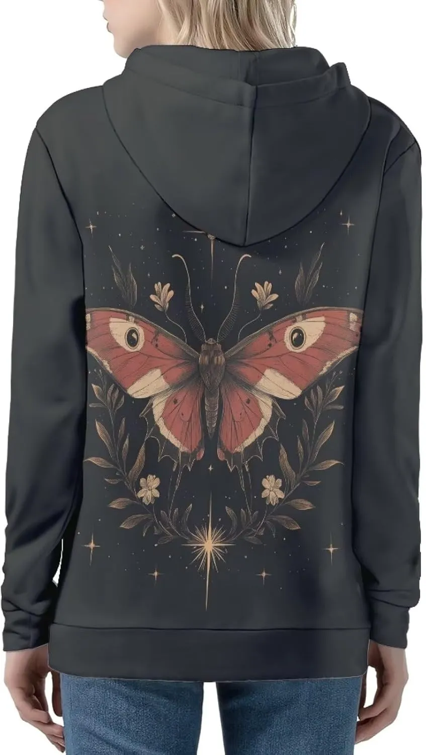 Zipper Hoodies for Women Trendy Lightweight Hoodie Women Hooded Sweatshirt Jacket