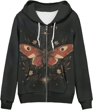 Zipper Hoodies for Women Trendy Lightweight Hoodie Women Hooded Sweatshirt Jacket